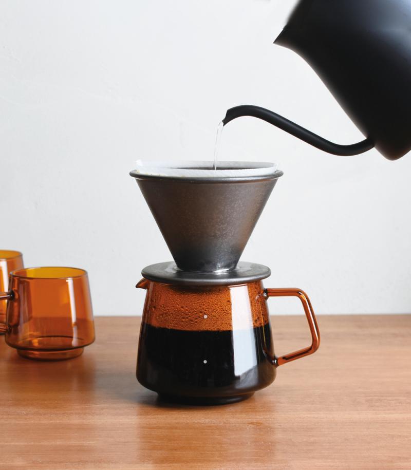 jarra para café color sepia