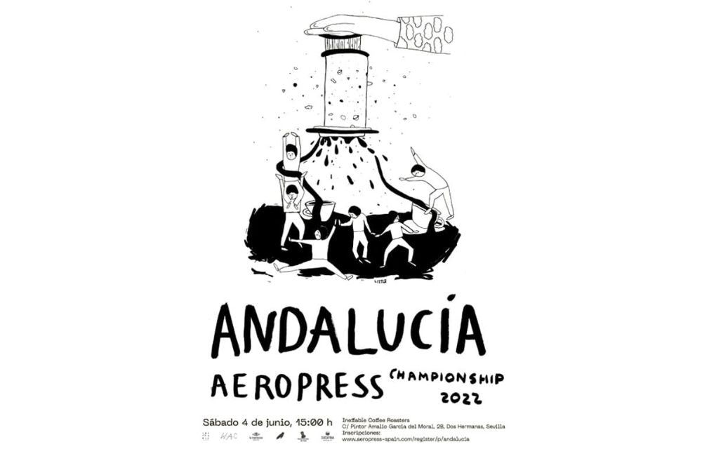 Cartel Andalucía Aeropress Championship 2022