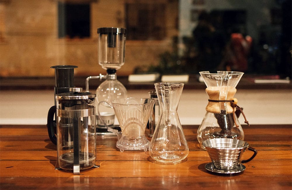 Cafetera de émbolo y otros métodos de inmersión y filtro Cafeteras de émbolo