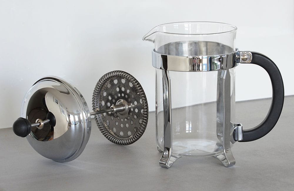 Cafetera de émbolo que usamos hoy día Cafeteras de émbolo
