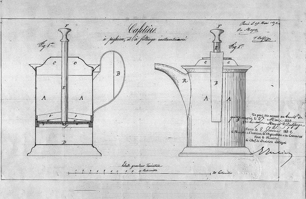Cafeteras de émbolo también conocidas como francesas.