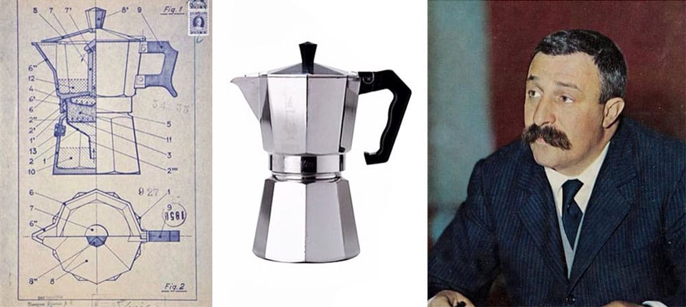 Cafetera italiana origen