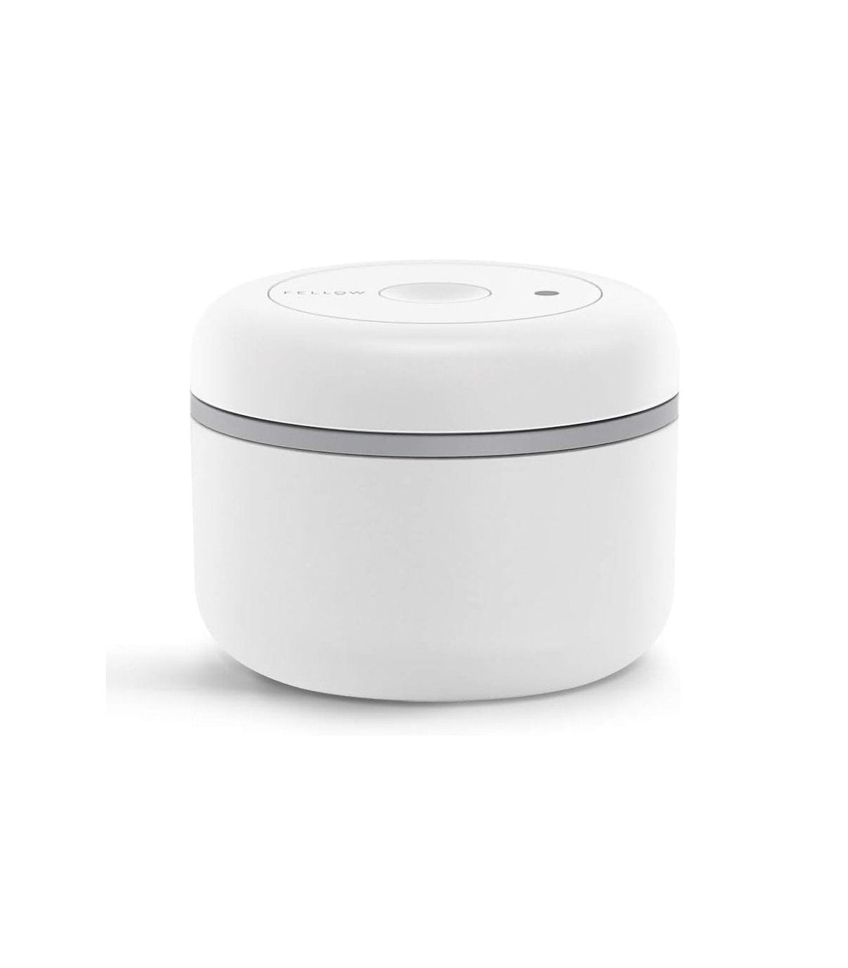 Recipiente para guarda café en grano de la marca atmos fellow color blanco mate de 0,4 litros de capacidad hermético