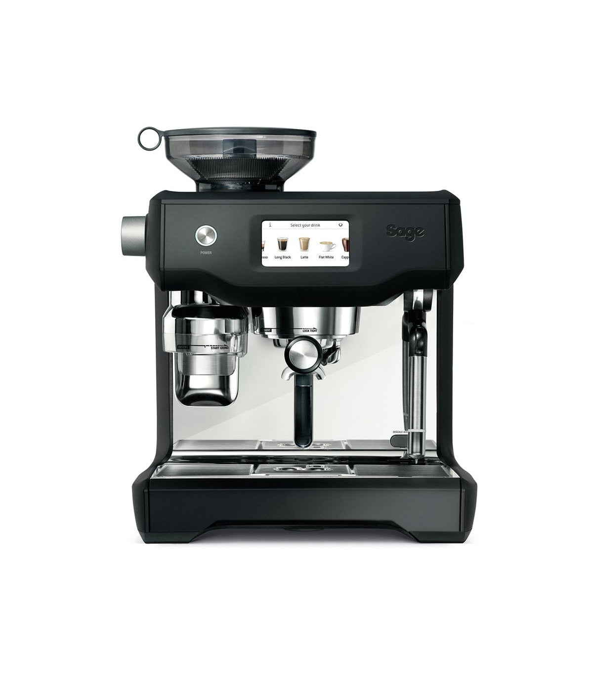 Cafetera automática espresso Sage Oracle Touch negra