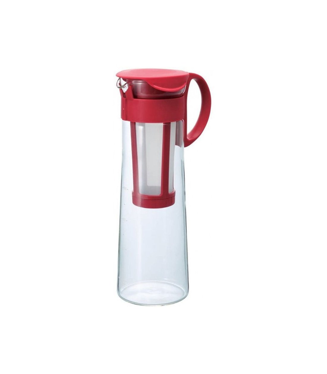 Cafetera para cold brew roja de 1 litro de la marca Hario