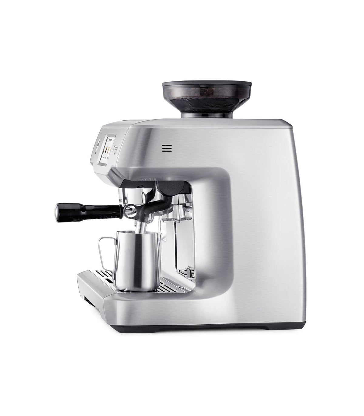 Cafetera espresso con molinillo y espumador Sage the Oracle Touch plateada