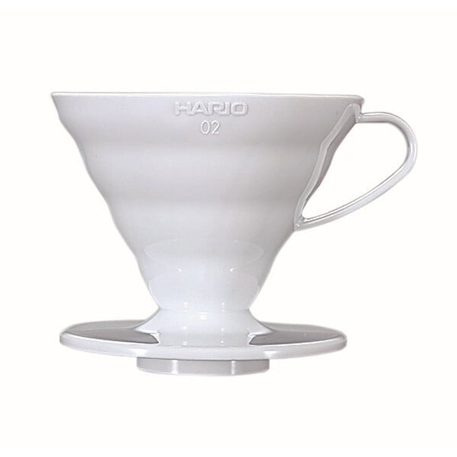 Dripper hario v60 - 02 blanco de plástico