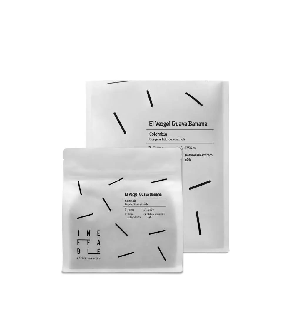 Paquetes de café de especialidad de Colombia de variedad Red & Yellow Caturra