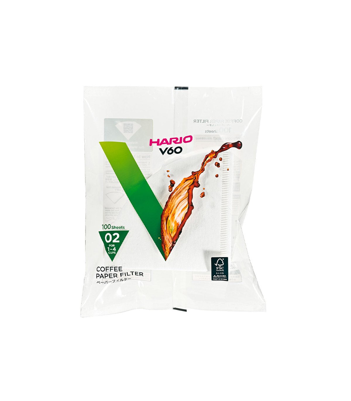 Filtros Hario 02 para café v60 blancos