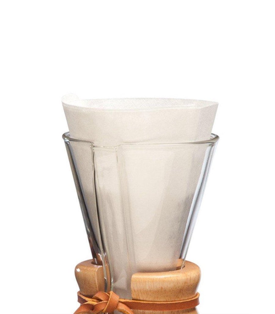 Cafetera chemex con filtros de papel para 3 tazas