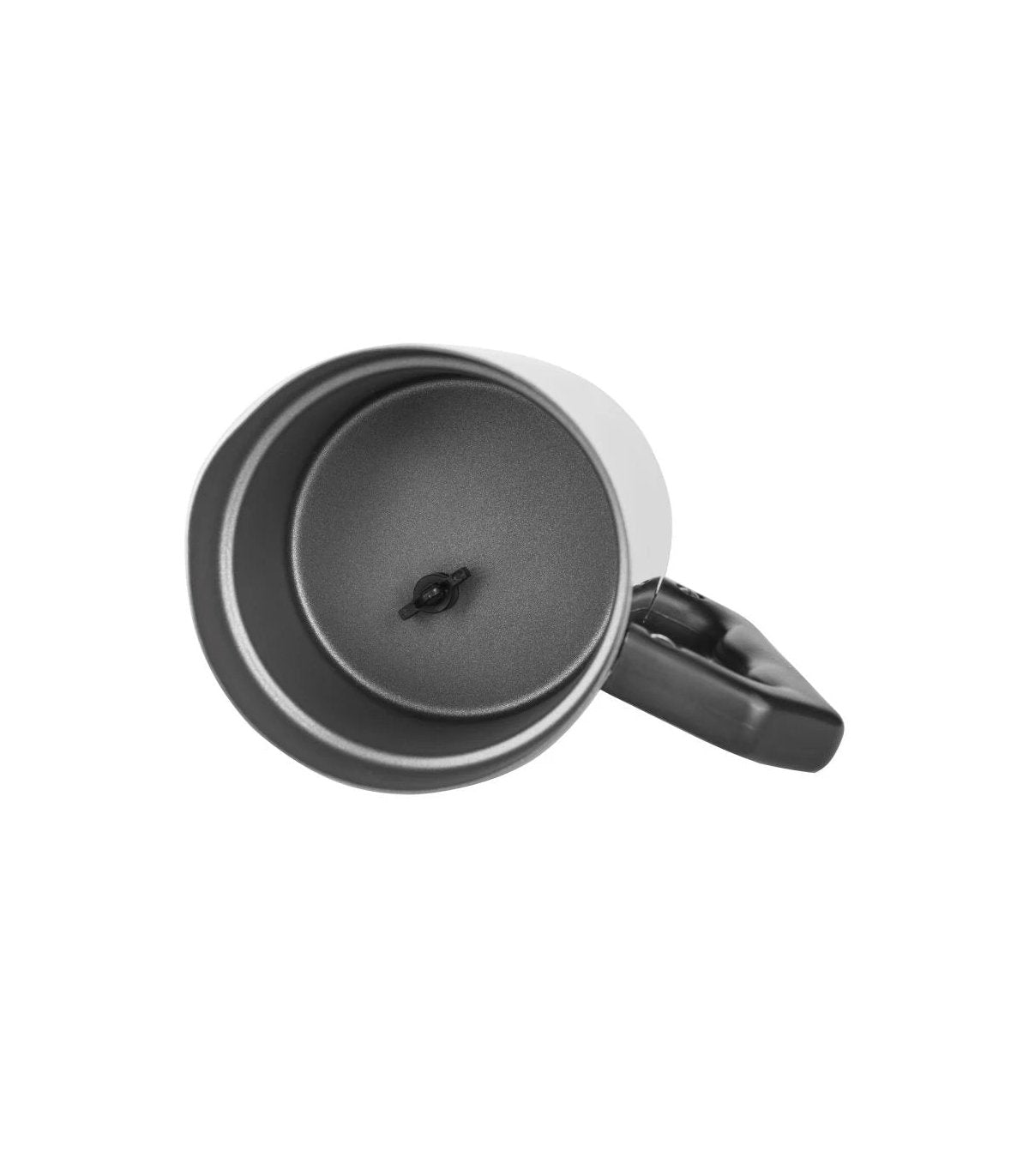 Interior del espumador de leche eléctrico de Bialetti MK01 de acero inoxidable