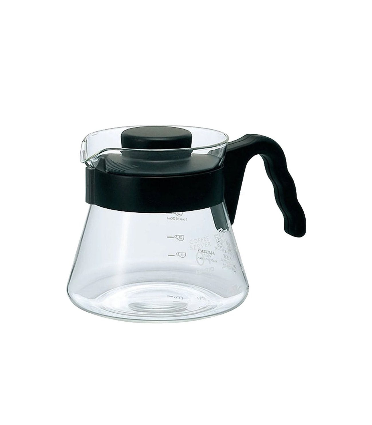 Jarra Hario v60 02 de cristal para hacer café de filtro v60