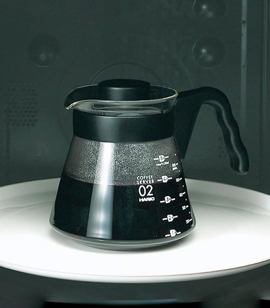 Jarra para café v60 de marca Hario apta para usar en microondas