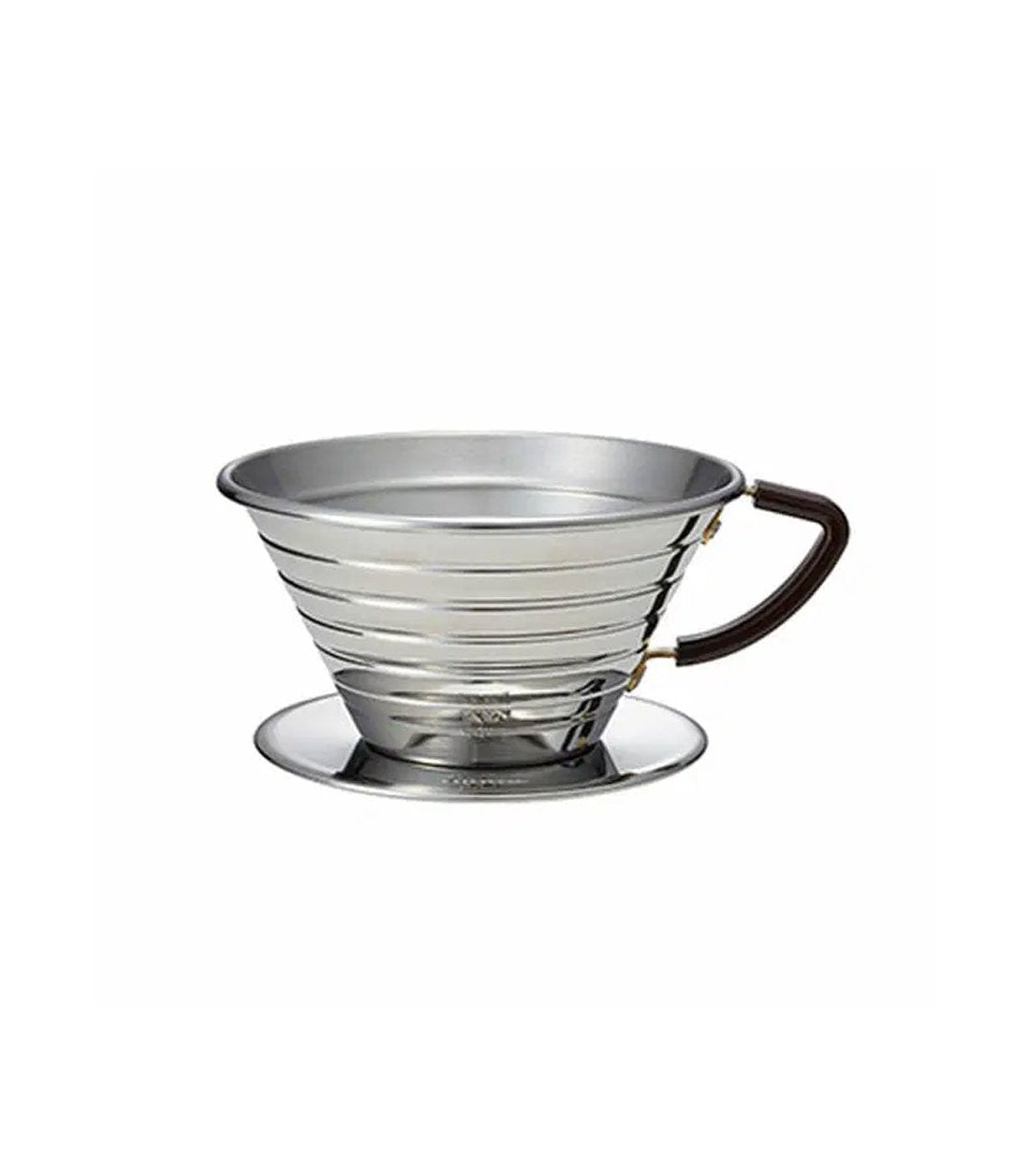 Dripper metálico para café v60 de especialidad