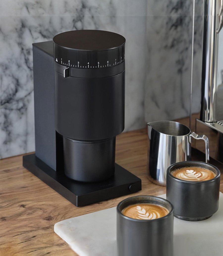 Molinillo de café de especialidad eléctrico fellow opus negro mate