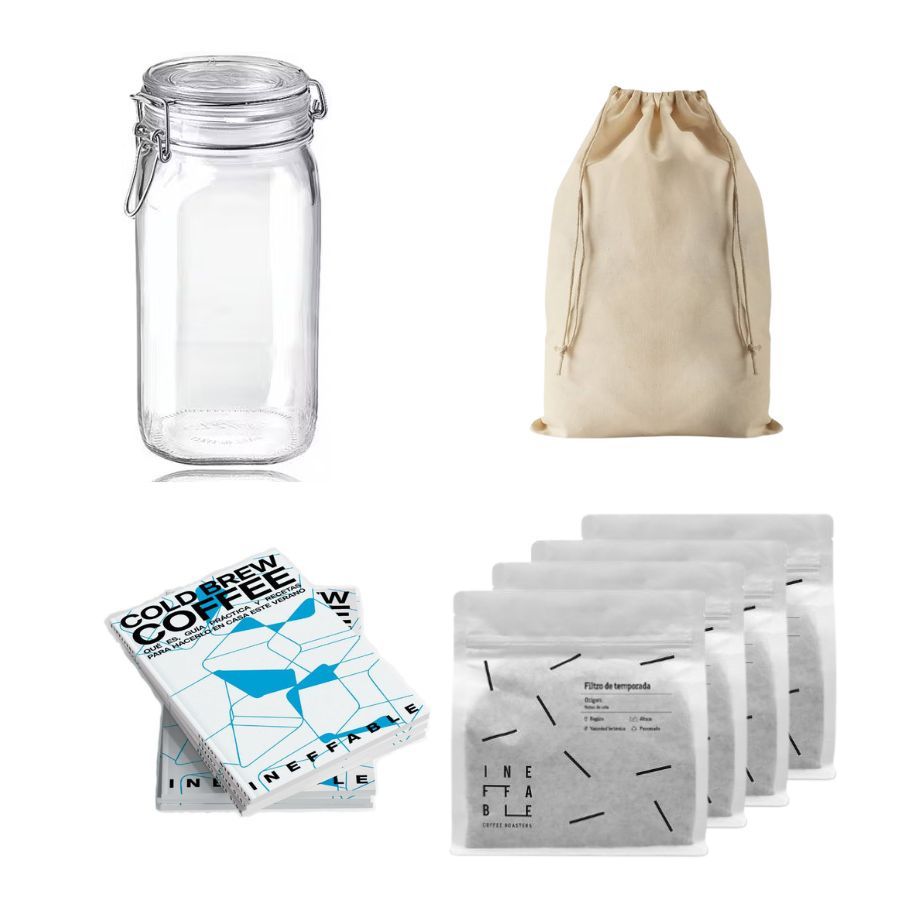 Pack para hacer café cold brew en casa by Ineffable Coffee